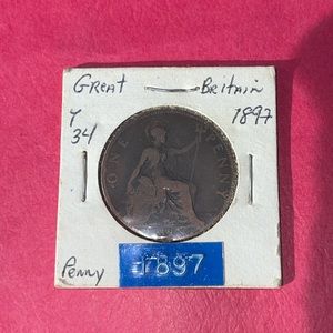 Coin Great Britain 1 Penny 1897 T 34